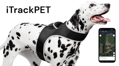 GSM GPRS Realtime Collar Tracking System iPhone Pet Tracker Waterproof Size:M